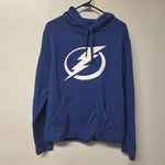 Tampa Bay Lightening Hoodie Adult Medium Blue NHL Logo Game Day Sports Team Fan