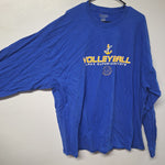 Lake Superior State University Volleyball Long Sleeve Tee Shirt Blue LSSU 3XL