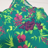 American Line Vintage Set Hawaiian Flowers Tank Top Capri Pants Womens 18W Vintage