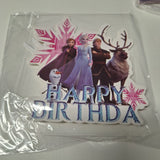 Frozen Birthday Party Balloons Decor Streamer Cake Topper Celebrate Girls