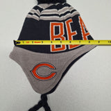 NFL Chicago Bears Hat Tassles Pom Youth Childrens Kids Football Winter Sledding