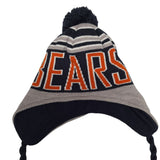 NFL Chicago Bears Hat Tassles Pom Youth Childrens Kids Football Winter Sledding