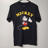 Disney Mickey Mouse Tee Shirt Black Adult Medium