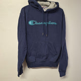 Champion Hoodie Sweatshirt Blue Teal Womens Small Pullover