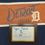 Detroit Tigers Cotton Tee Shirt Faded Distressed Mens Medium Michigan Baseball