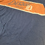 Detroit Tigers Cotton Tee Shirt Faded Distressed Mens Medium Michigan Baseball