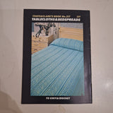 Coats & Clarks Book 217 Tablecloths Bedspreads Knit Crochet 1972 Instructions