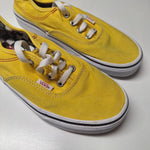 Vans Shoes Yellow Red Stitching Mens 6 Womens 7.5 Skater Board Sneaker