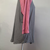 Maurices 24 7 Active Daily Wear Striped Top Pink Womens Plus Size 1