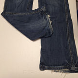 Cowgirl Tuffs Co Fame Jeans Blue Denim Bootcut Womens 32 x 34 Embroidered Show