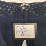 Levis 710 Super Skinny Jeans Blue Adjustable Elastic Waist Demin Girls Size 14