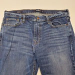 Hollister Slim Straight epic Flex Denim Blue Jeans Womens 34 x 32