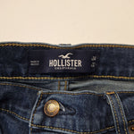 Hollister Slim Straight epic Flex Denim Blue Jeans Womens 34 x 32