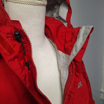 Marmot Precip Rain Jacket Coat Womens XL Red 55200 Hood Zip Pockets Waterproof