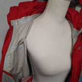 Marmot Precip Rain Jacket Coat Womens XL Red 55200 Hood Zip Pockets Waterproof