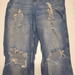 Hollister Ultra High Rise Mom Jean Womens Junior 5R W27 L27 Ripped Distressed