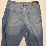 Hollister Ultra High Rise Mom Jean Womens Junior 5R W27 L27 Ripped Distressed