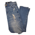 Hollister Ultra High Rise Mom Jean Womens Junior 5R W27 L27 Ripped Distressed