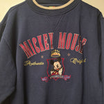 Disney Velva Sheen Mickey Unlimited Crew Neck Sweatshirt Adult Unisex Mens XL