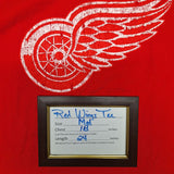 Detroit Red Wings Cotton Tee Shirt Womens Medium Hockey Fan Apparel Michigan NHL