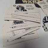 Star Wars Monopoly 1997 Trilogy Edition Replacement Cards Instruction Dice Rebel