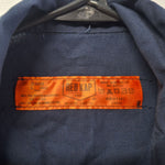 Red Kap Coveralls Work Uniform Blue Mens Large Lightweight Pockets Zipper Snaps