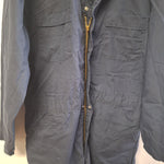 Red Kap Coveralls Work Uniform Blue Mens Large Lightweight Pockets Zipper Snaps