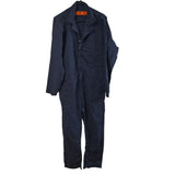 Red Kap Coveralls Work Uniform Blue Mens Large Lightweight Pockets Zipper Snaps