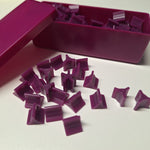 Purple Castle Risk 1990 Board Game Replacement Pieces Tokens Plastic Case Box