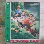 Dog Gone Perfect Picture Puzzle Vintage USA Made 400 Pieces No 29 W Old 20x16 Inch