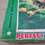 Dog Gone Perfect Picture Puzzle Vintage USA Made 400 Pieces No 29 W Old 20x16 Inch