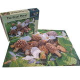 The Great Morel Mushroom Puzzle 550 Piece Michigan USA Rock Trillium Flower