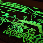 Glow Puzzle Seek Find Hidden Images Bonus 500 Piece Farm Antiques Tractor Thrift