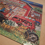 Glow Puzzle Seek Find Hidden Images Bonus 500 Piece Farm Antiques Tractor Thrift
