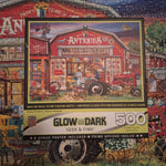 Glow Puzzle Seek Find Hidden Images Bonus 500 Piece Farm Antiques Tractor Thrift