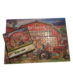 Glow Puzzle Seek Find Hidden Images Bonus 500 Piece Farm Antiques Tractor Thrift