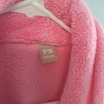 Pottary Barn Teen Pink Bathrobe Fluffy One Size Comfy Plush Pockets Embroidered