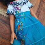 Disney Encanto Mirabel Madrigal Doll 11 Inch Removable Shoes Curly Hair Glasses