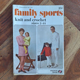 Family Sports Knit Crochet Star Booklet 219 American Thread Learn Indian Nehru