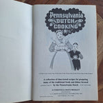 Pennsylvania Dutch Cooking 1978 Booklet Traditionsl Recipes Amish Meal Dish