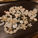 Shoe Charm Mix Faux Pearl Embellishments Flowers Classy Sophisticated Footwear