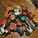 Halloween Shoe Charms Horror Batty Benit Pumpkin Devil Hearts Bebes Rubber