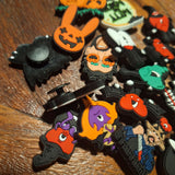 Halloween Shoe Charms Horror Batty Benit Pumpkin Devil Hearts Bebes Rubber