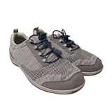 Orthofeet Shoes Sneakers No Tie Comfort Womens 8.5 Wide Gray Walking Casual