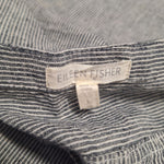 Eileen Fisher Jumper Dress Tank Gray Button Down Hemp Organic Cotton Women Large