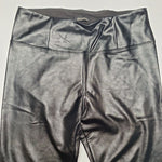 Shinestar Faux Leather Pants Leggings Stretch Black Womens Large