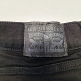 Levis Classic Straight Black Denim Pants Jeans Womens Size 8