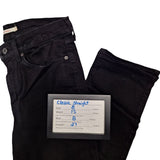 Levis Classic Straight Black Denim Pants Jeans Womens Size 8