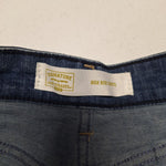 Levis High Rise Jean Shorts Cut Off Blue Distressed Ripped Womens Size 8 W29