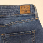 Levis High Rise Jean Shorts Cut Off Blue Distressed Ripped Womens Size 8 W29